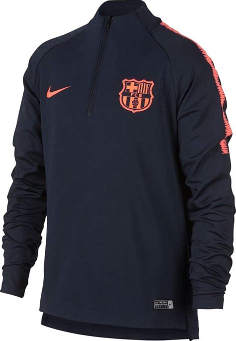 nike fc barcelona trainingstop 18 19 paars kinderen|nike barcelona trainingspakken.